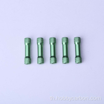 อลูมิเนียมที่มีสีสัน knurled Spacer M3 รอบ Spacer standoff